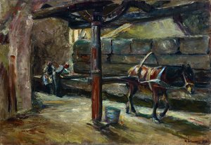 フィレンツェの布ローラー 作： Max Liebermann